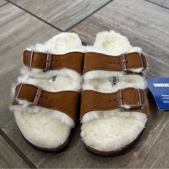 Birkenstock Arizona Shearling kids size 12 - Picture 4 of 9